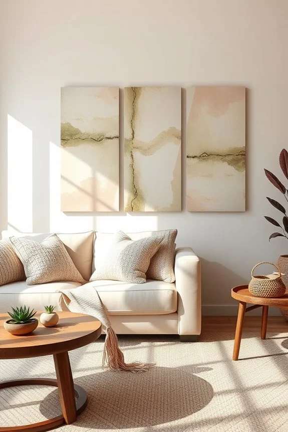 bold boho multi panel decor