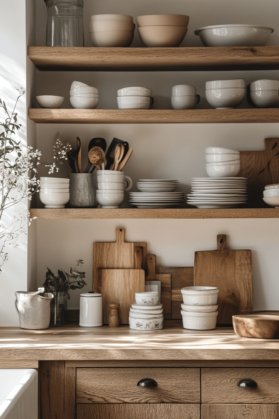 oak kitchen cabinets