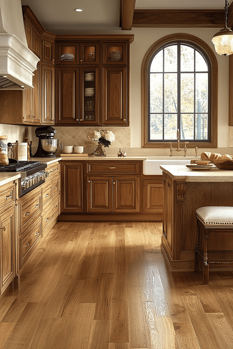oak kitchen cabinets