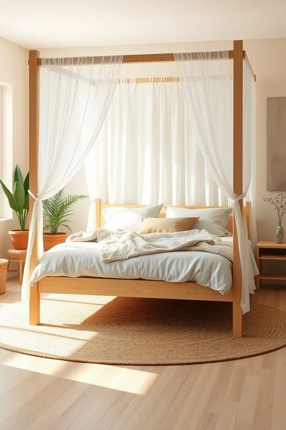 simple canopy bed