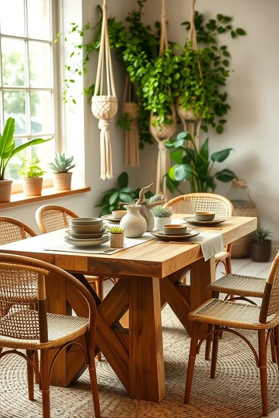 natural textures enhance ambiance