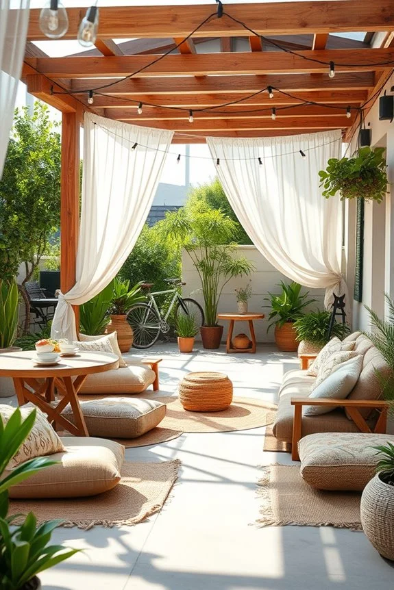 cozy communal outdoor spaces