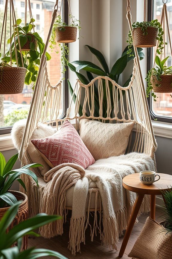 instagrammable boho dining corner