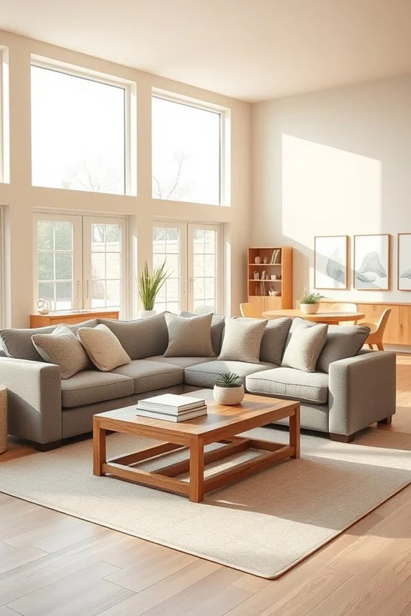 open layout living room design