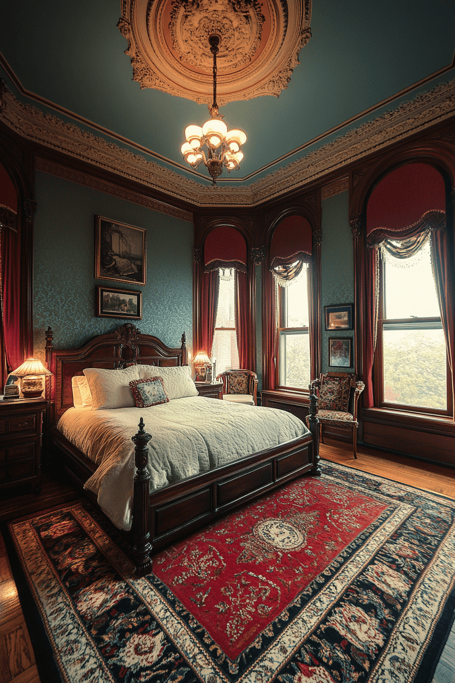 luxurious victorian bedroom