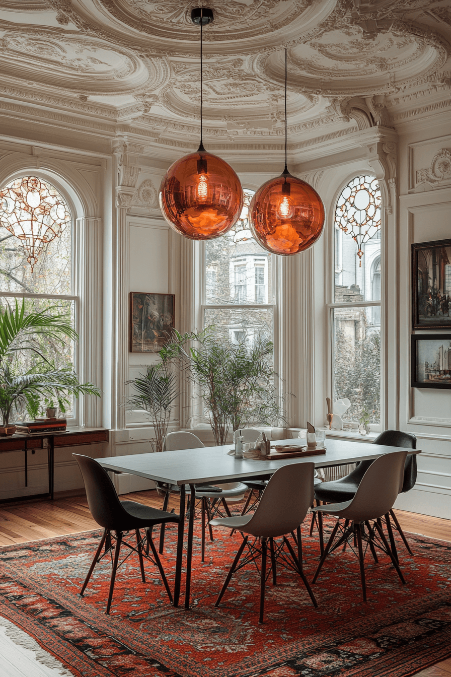 elegant victorian dining room