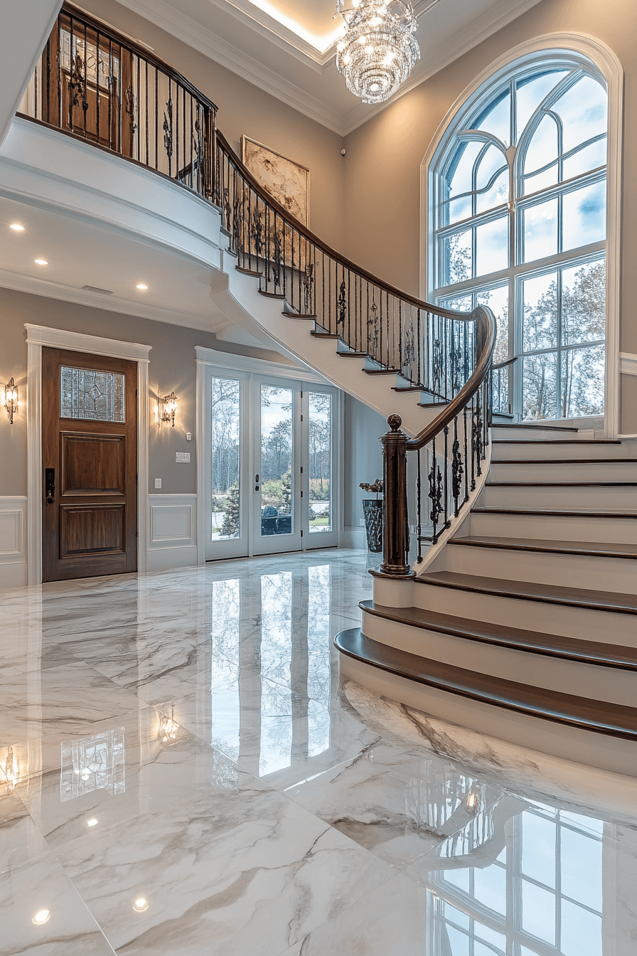 grand victorian entryway