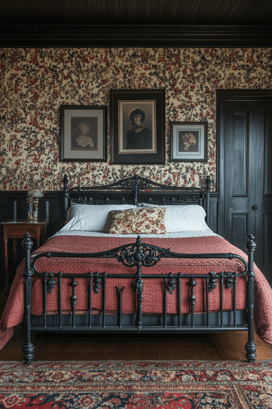 welcoming victorian guest room