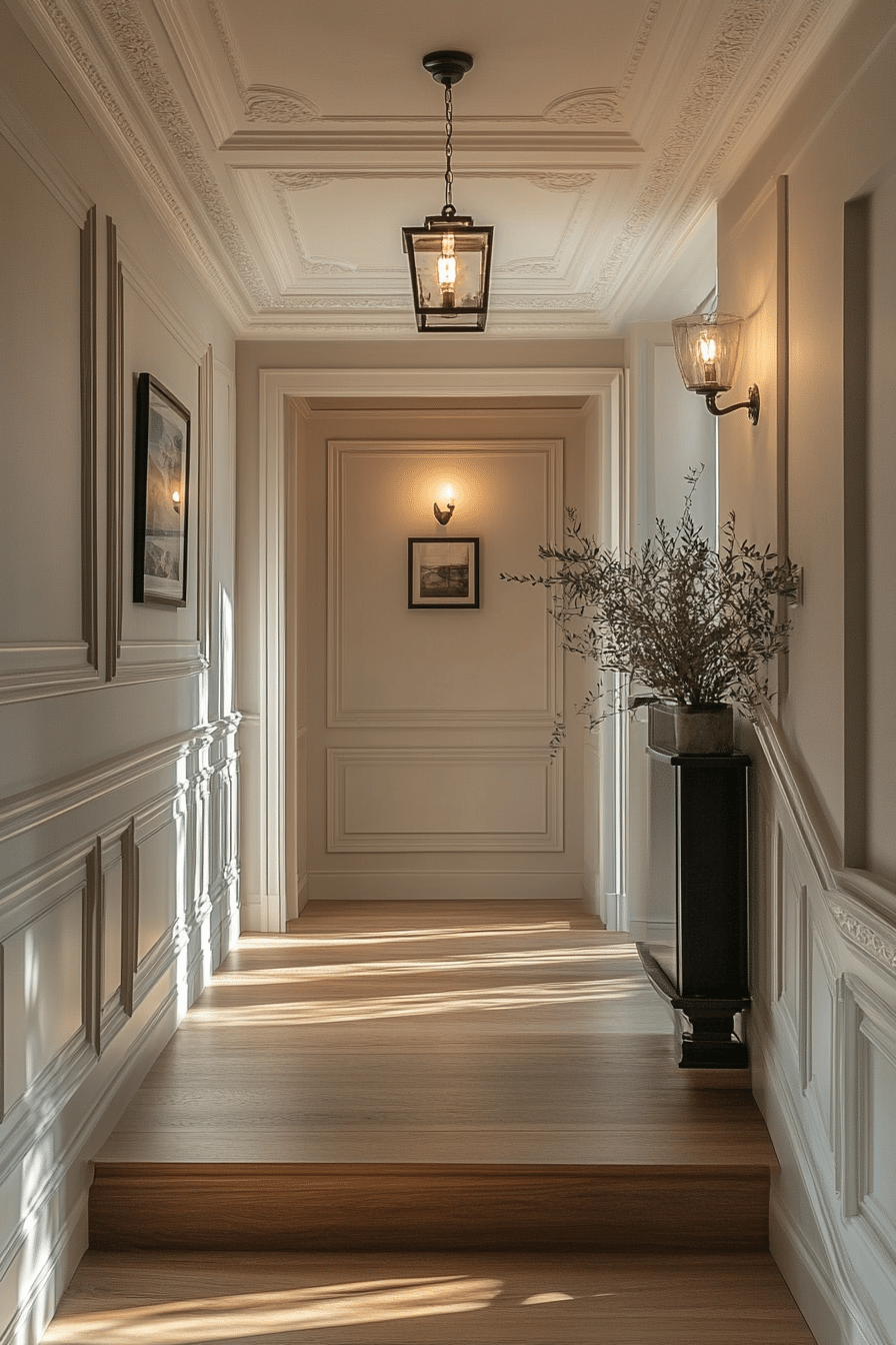 seamless victorian hallway