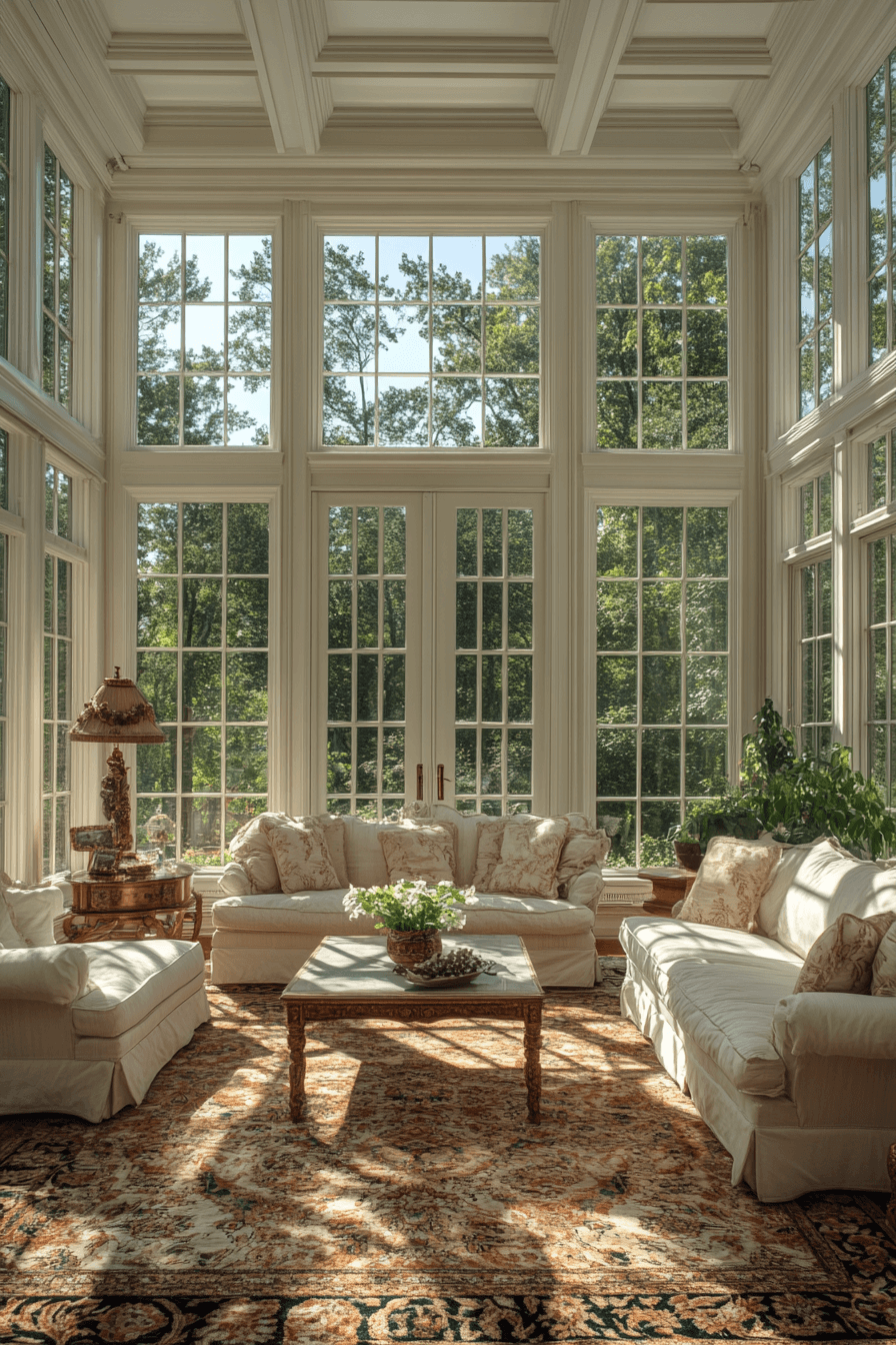 sunlit victorian room