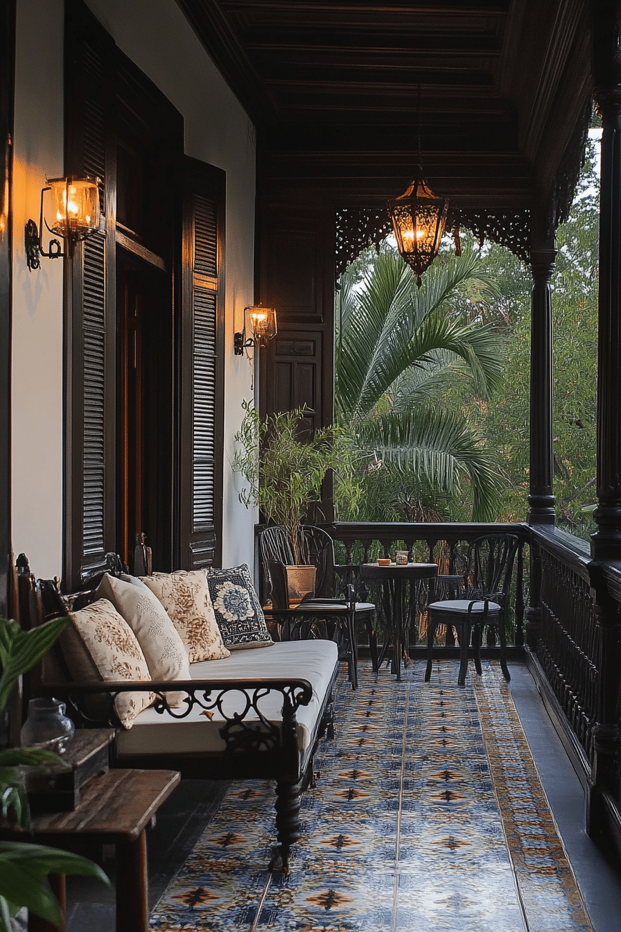 open victorian balcony