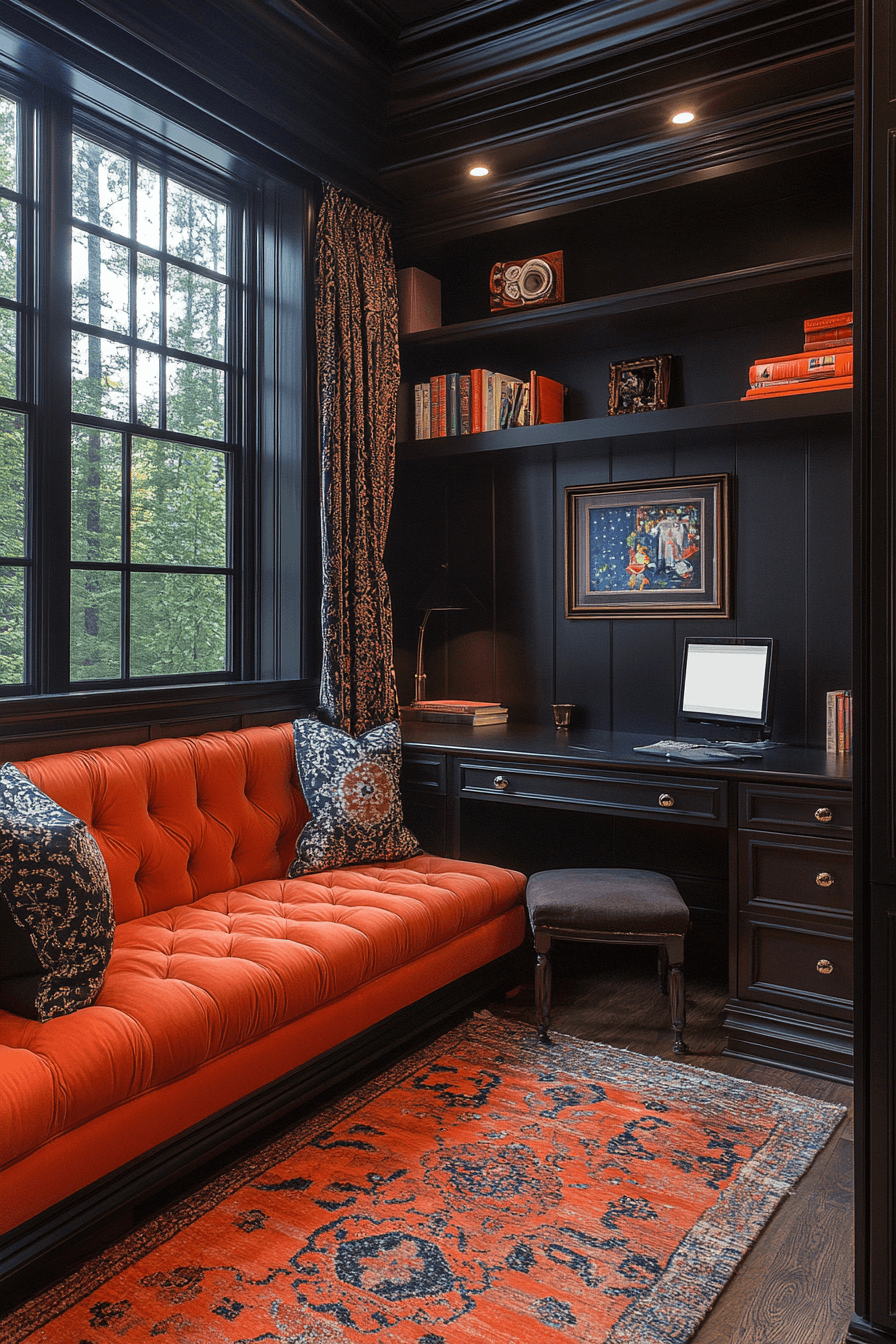 vibrant victorian teen bedroom