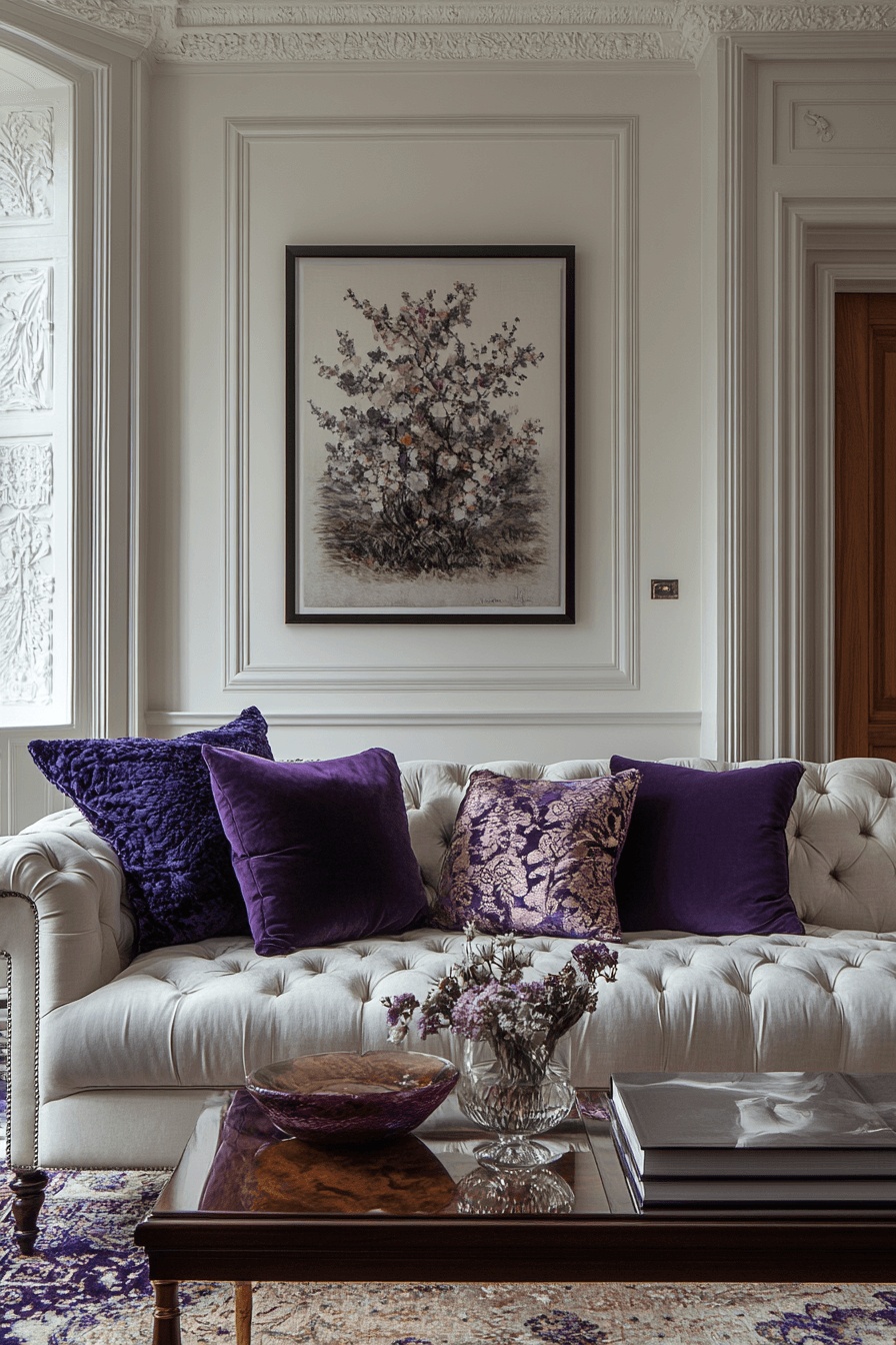 refined victorian sitting area