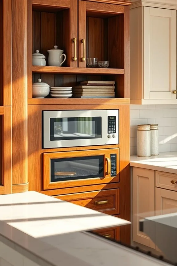 vintage retro microwave design