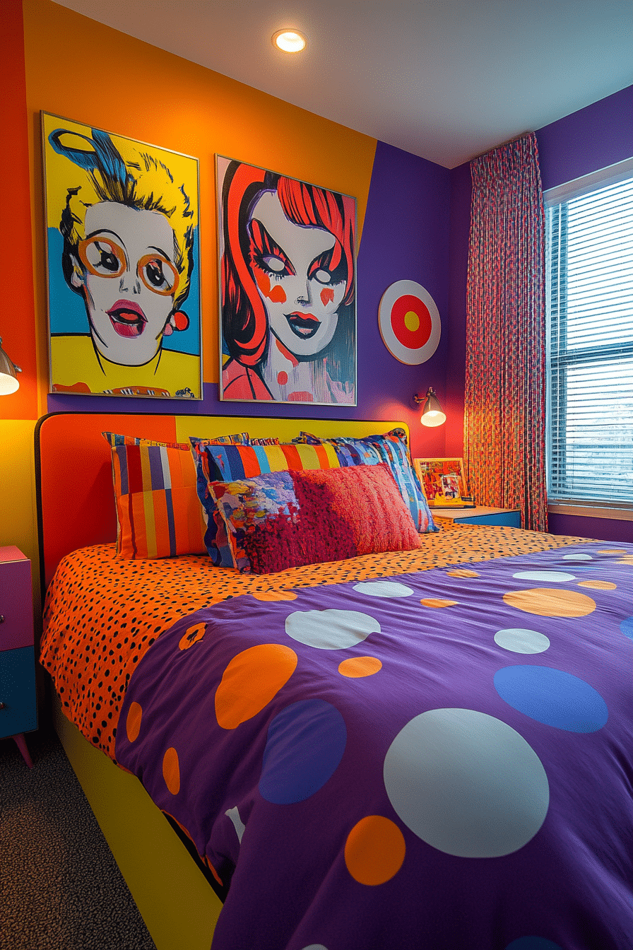 Retro Pop Culture Bedroom