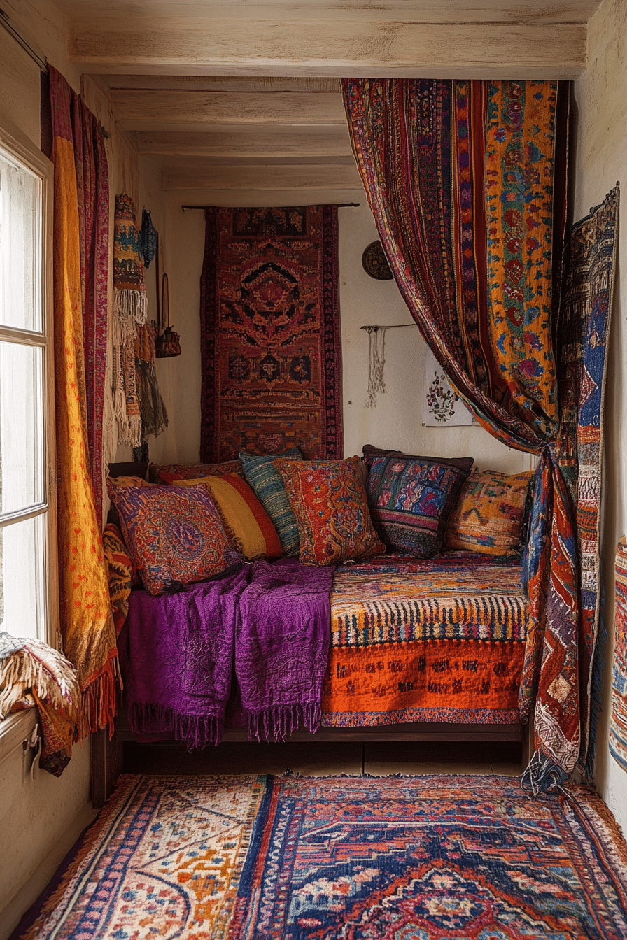Textile Rich Bedroom