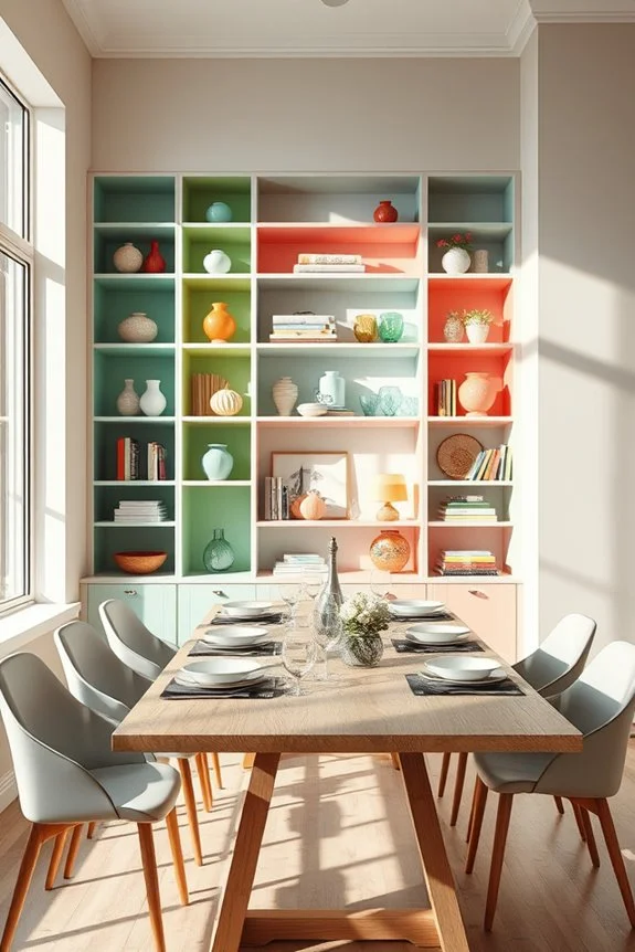 vibrant display unit design