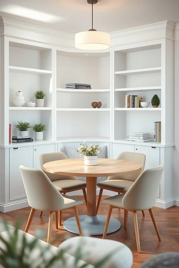 cozy dining nook design