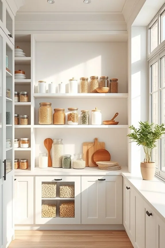 stylish and organized pantry design