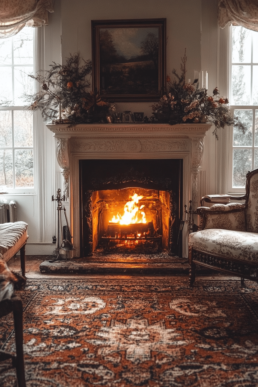 Classic Cast Iron Fireplace