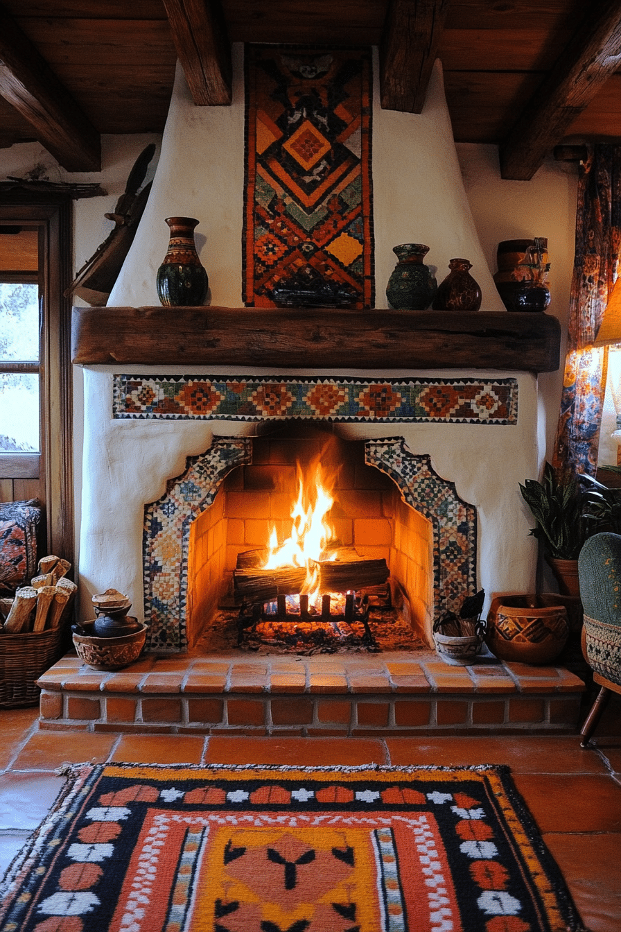 Desert Southwest Fireplace