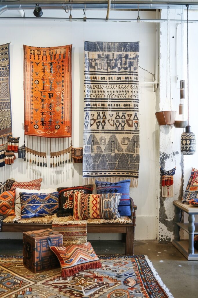 Tribal Geometric Scarves