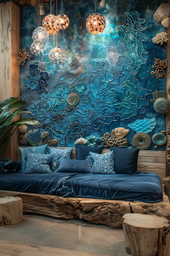 Deep Ocean Boho Hideaway