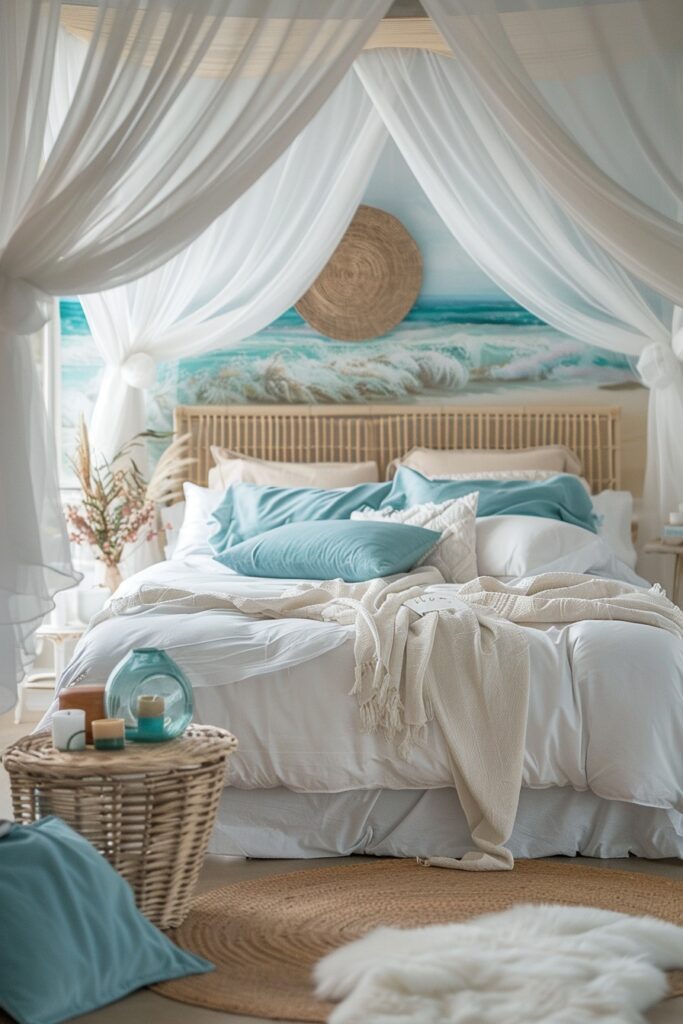 Sophisticated Coastal Boho Bedroom
