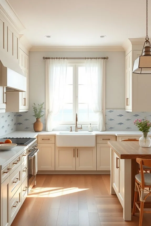 subtle ocean inspired decor elements