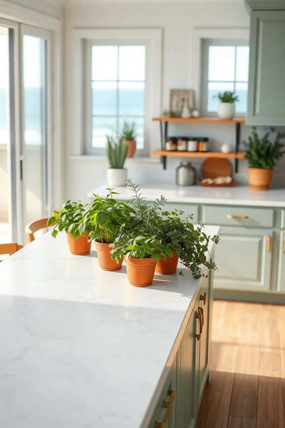 coastal kitchen herb gardens