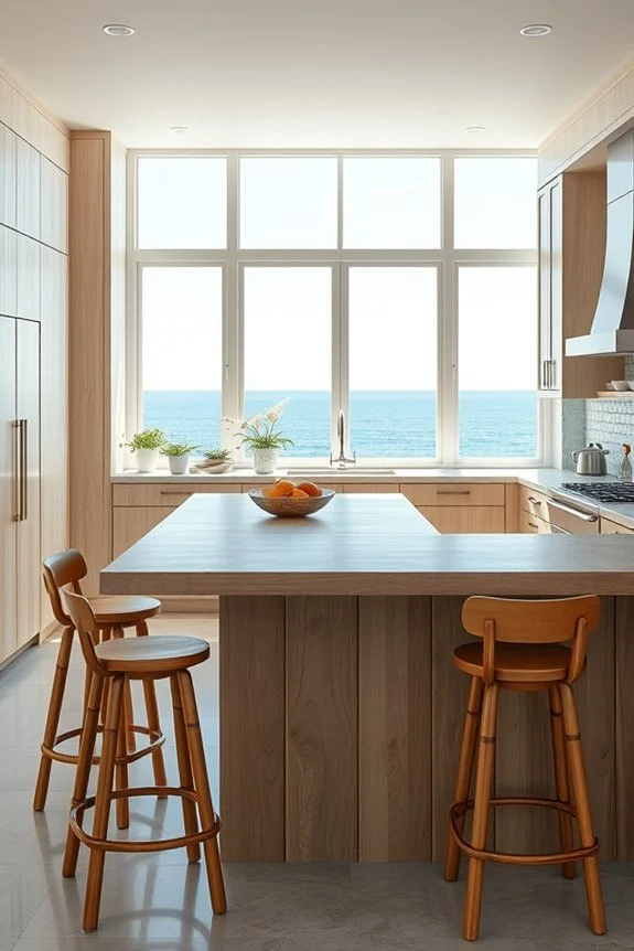 sustainable coastal kitchen materials