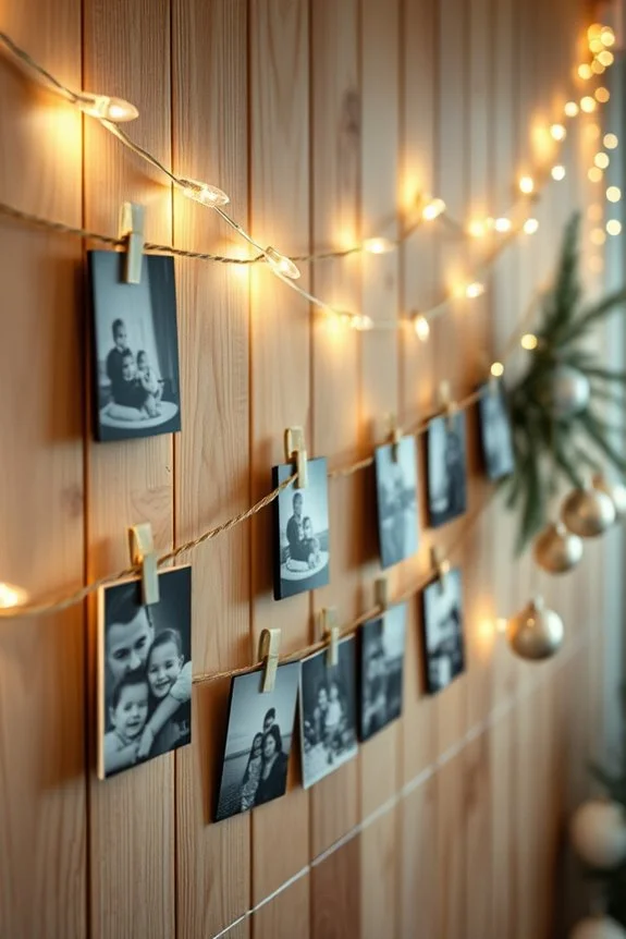 twinkle lights with photos