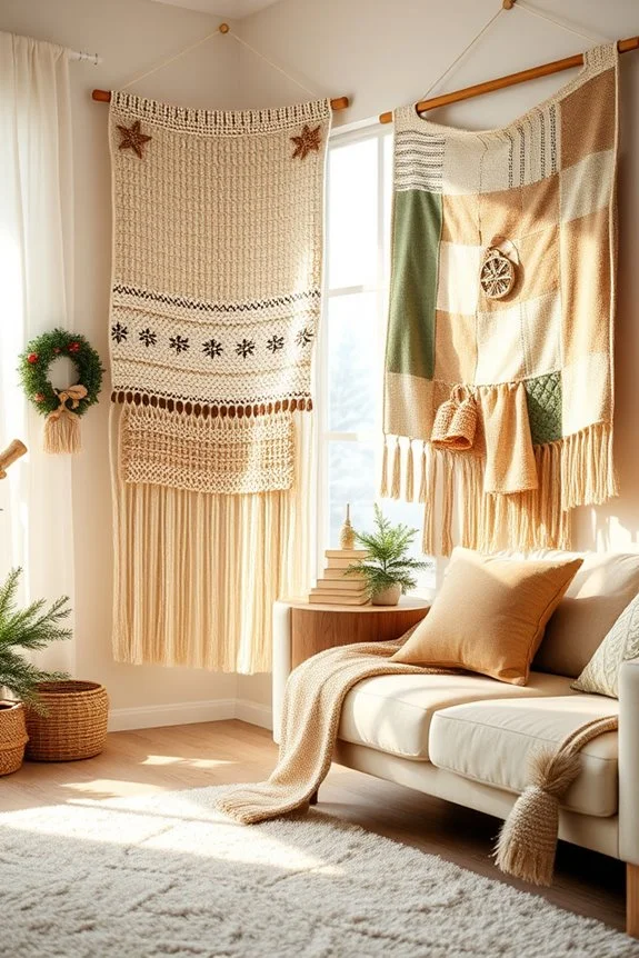 diy festive fabric art