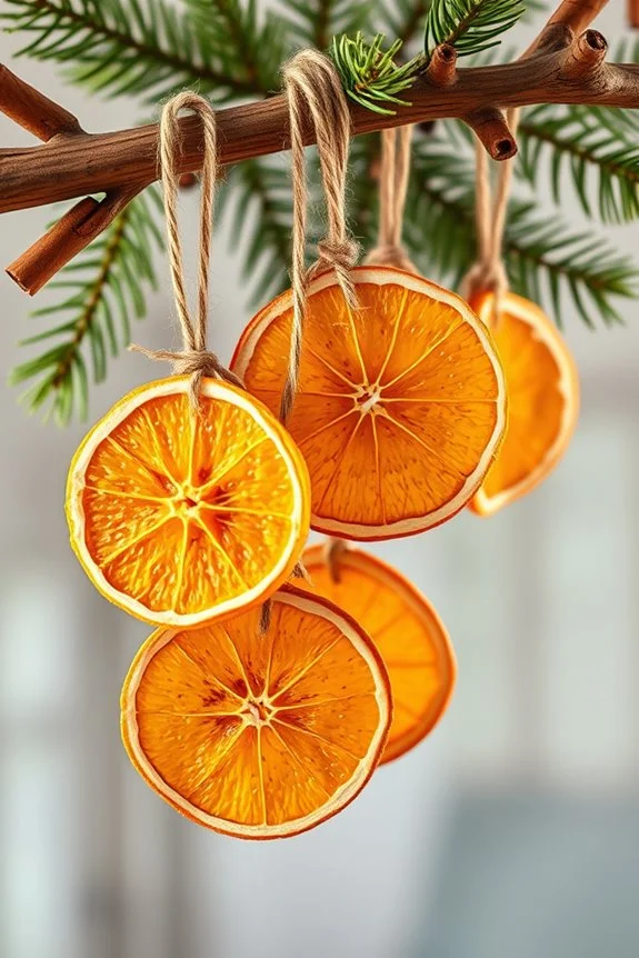 dried orange slice decorations