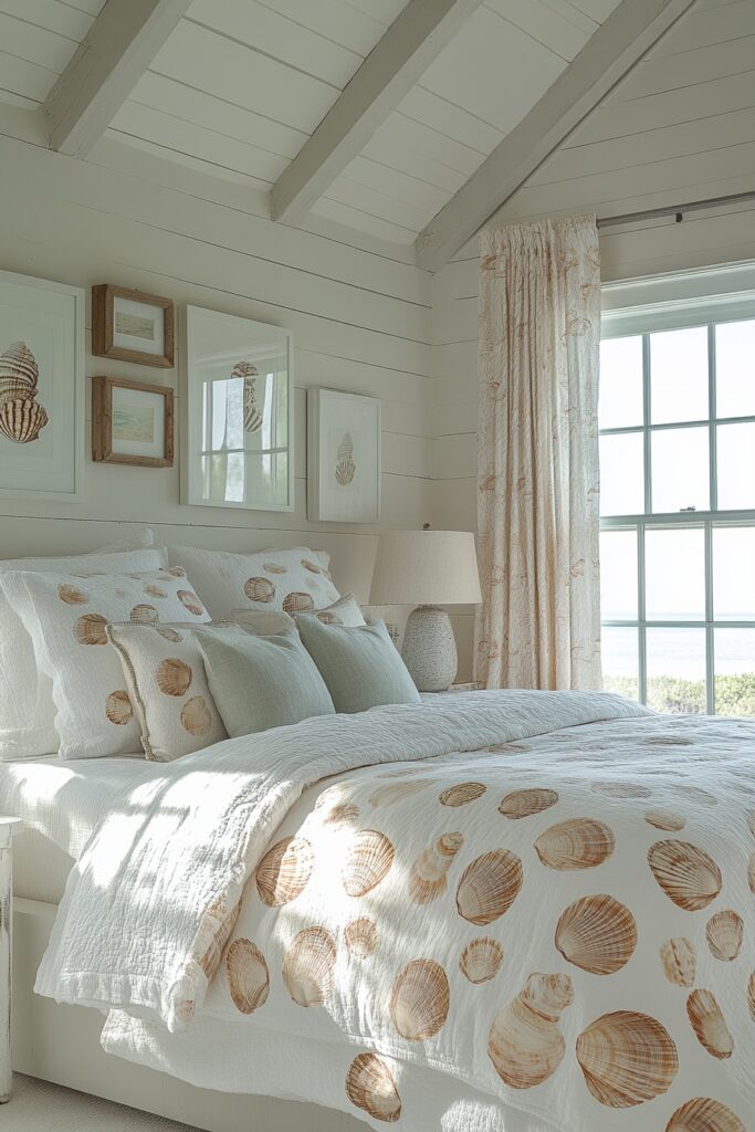 Seashell Accented Farmhouse