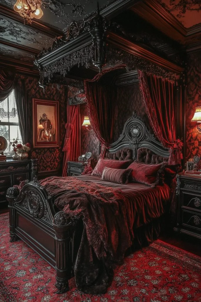 Victorian Opulence Bedroom