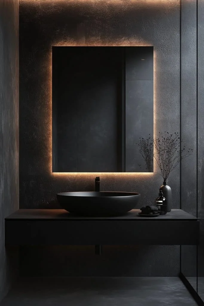 Matte Black Serenity Bathroom