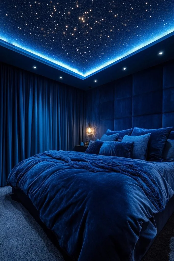 Midnight Blue Starry Night Theme