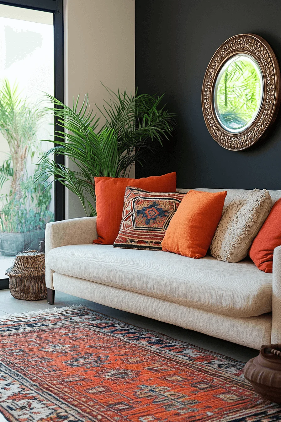 boho chic living room