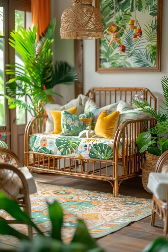 Tropical Boho Nursery Escape