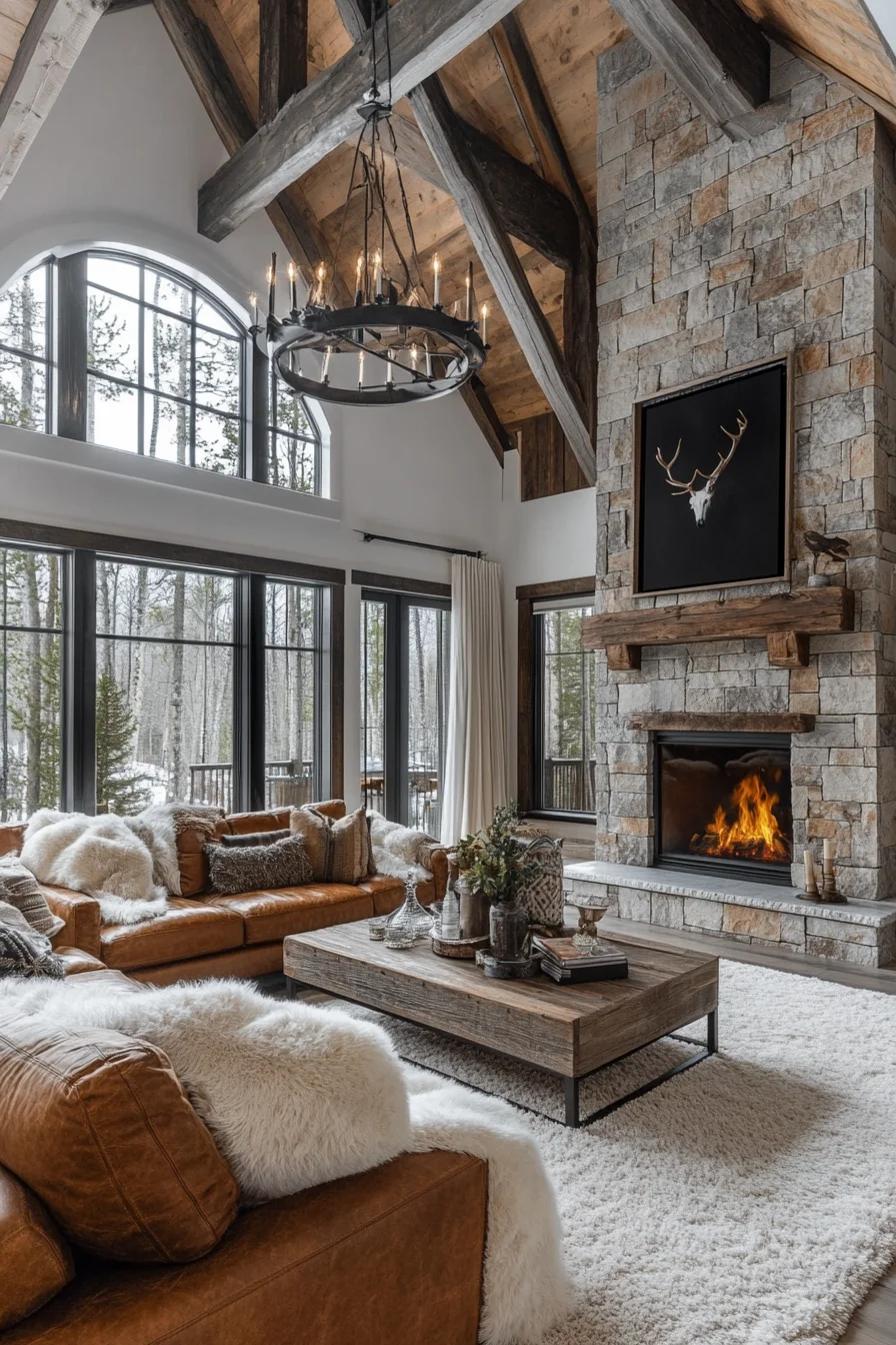 29 Cabin Living Room Details to Fall in Love With cabin living room