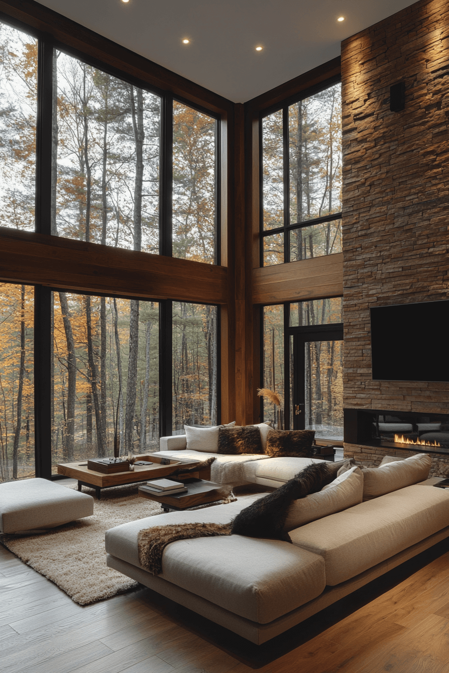 29 Cabin Living Room Details to Fall in Love With cabin living room