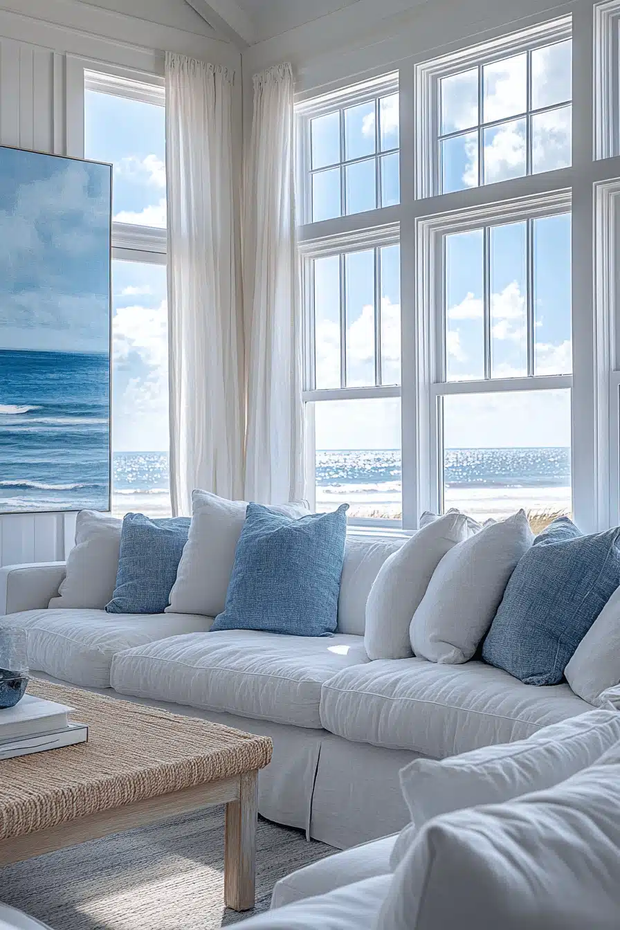 coastal cottage living room