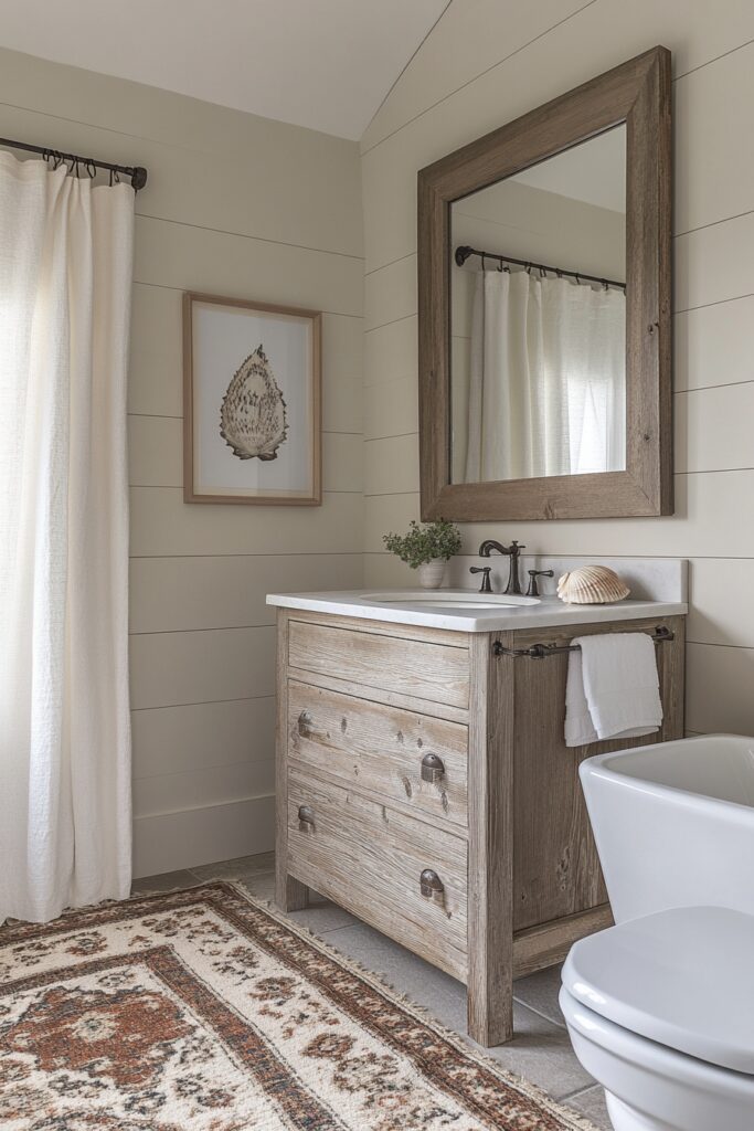 Shiplap Textured Coastal Design