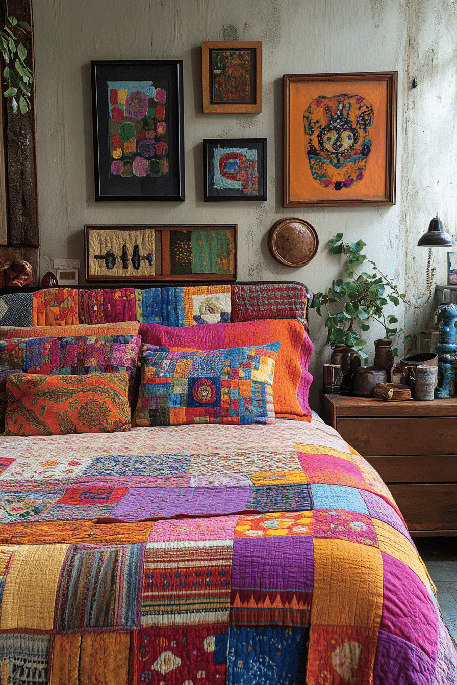 Bohemian Vibrant Bedroom