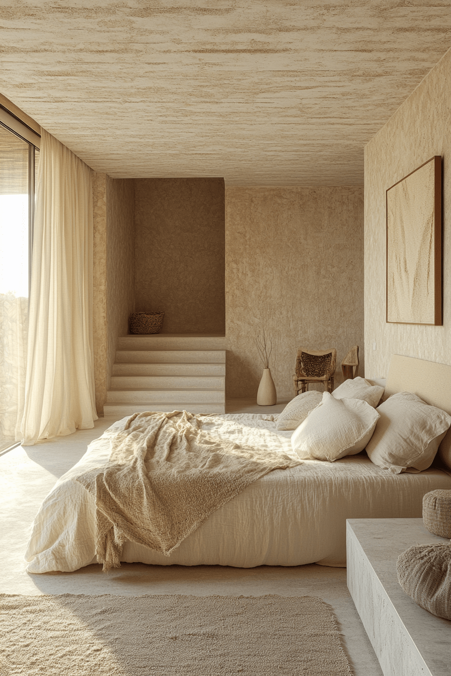 cozy neutral bedroom