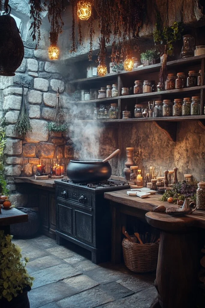 Witch's Midnight Cauldron Kitchen
