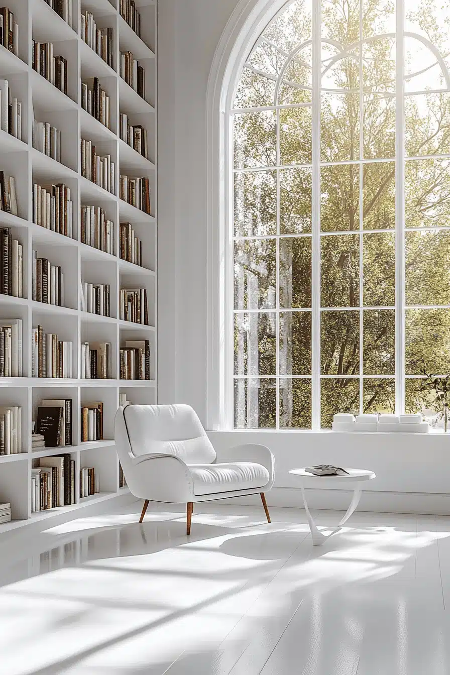 minimalist home library