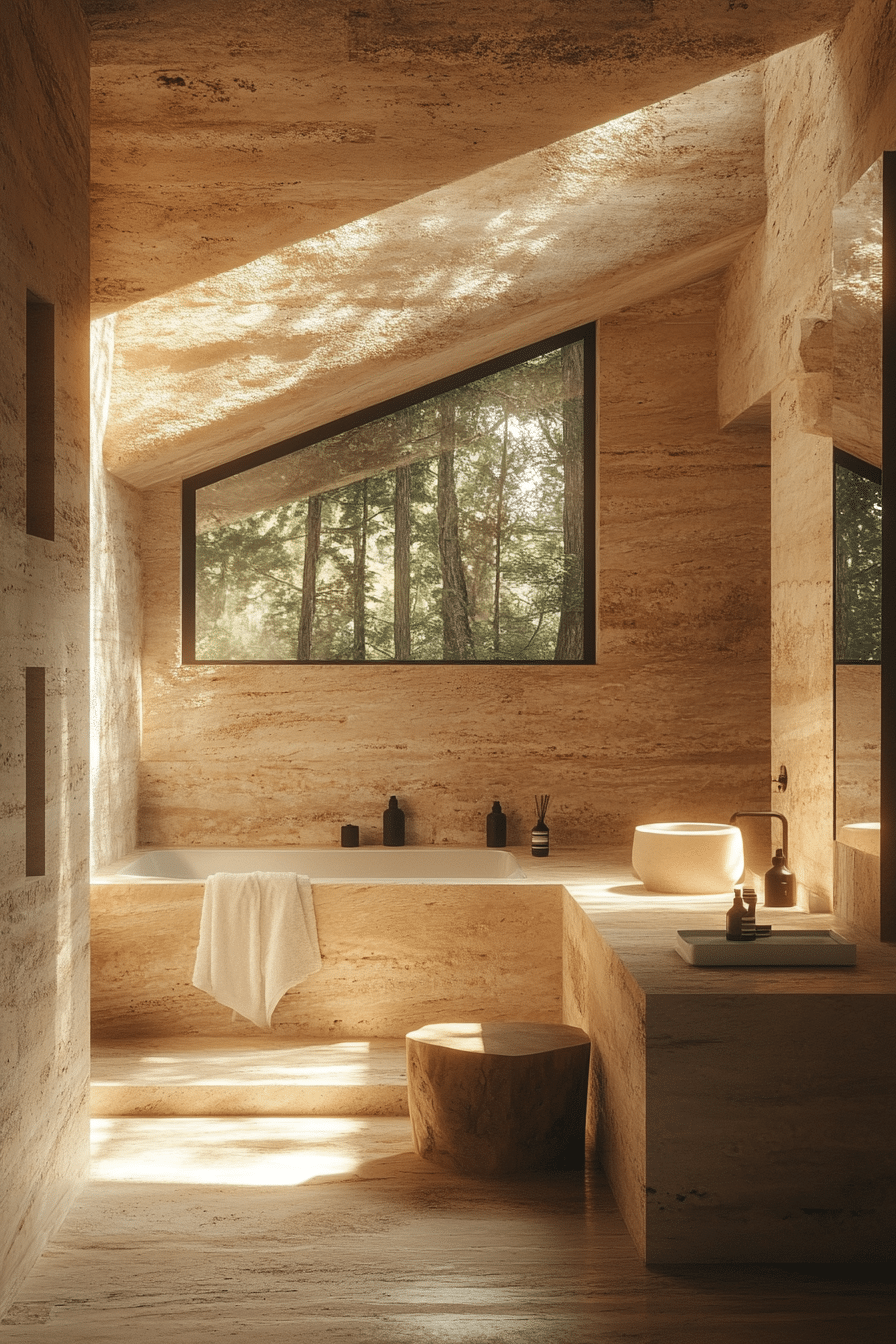 small cabin bathroom