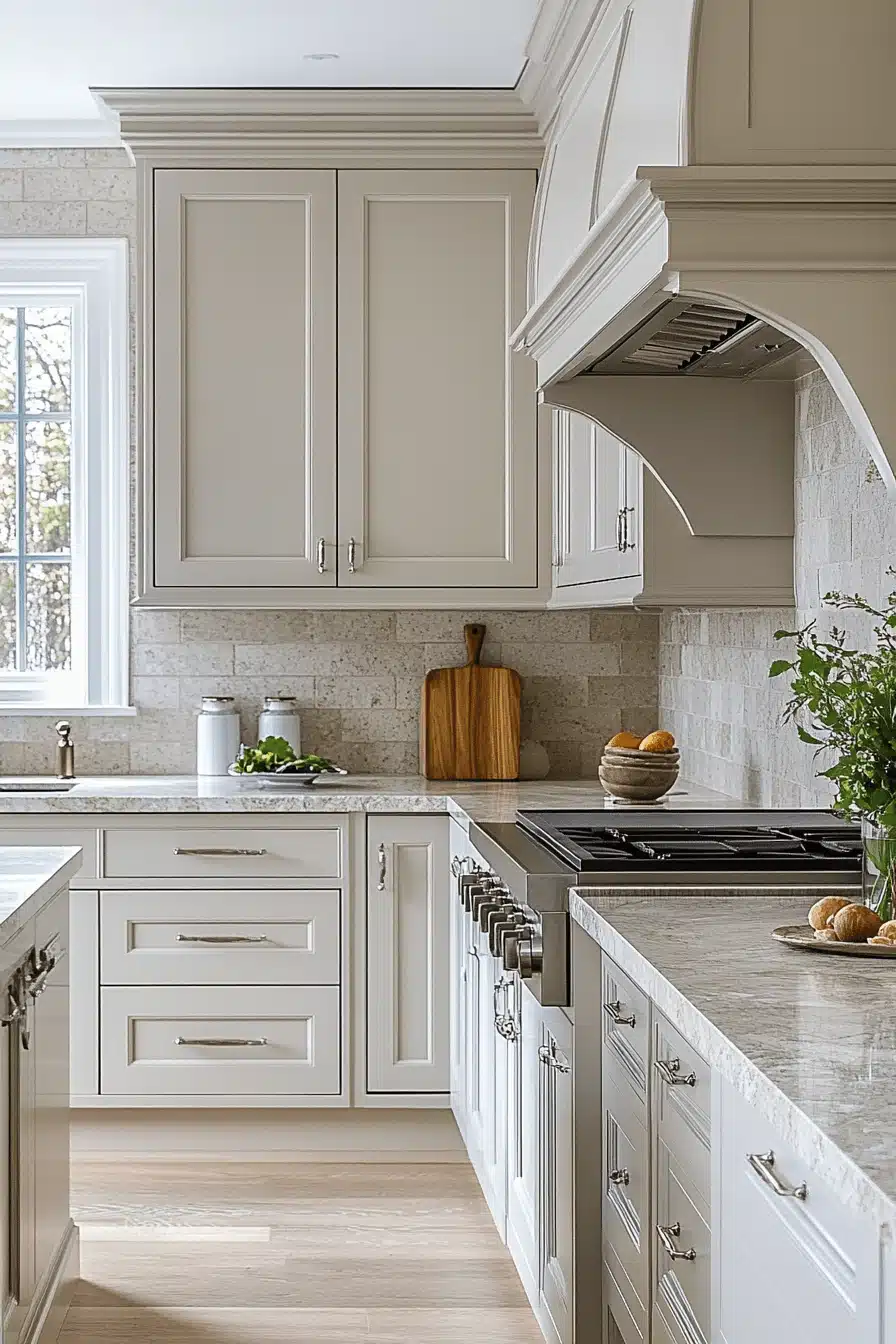 neoclassical kitchen